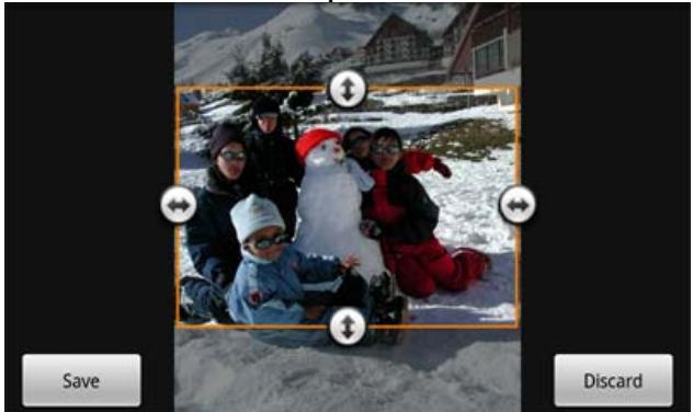 ARCHOS 70 ANDROID - Rognage d'une IMAGE - 2