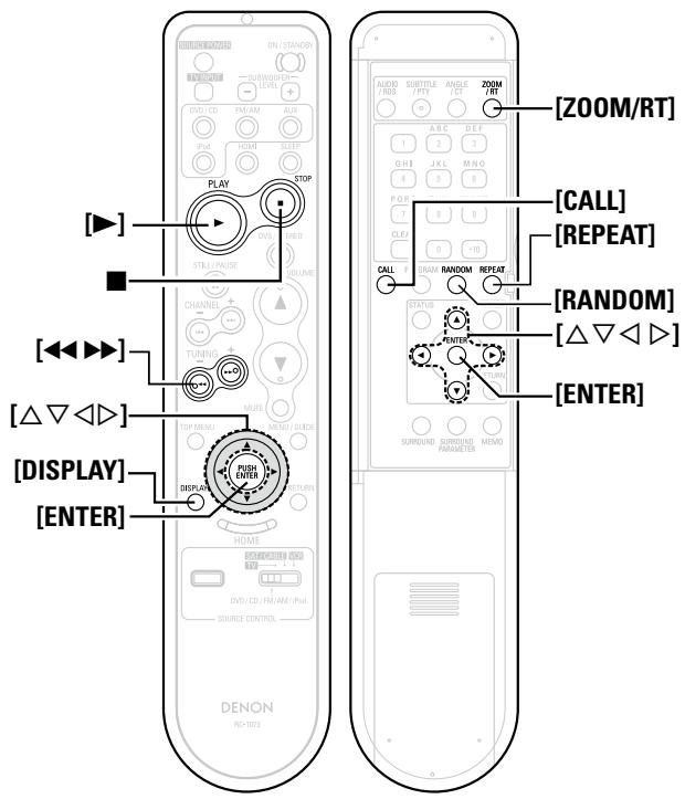 DENON S-102 - Pendant la lecture, appuyez sur [display]. - 2