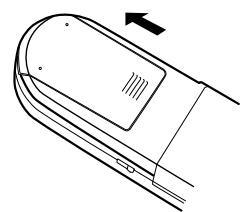 DENON S-102 - Insertion des piles - 1