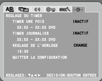 DENON S-102 - Reglage dutimer - 1