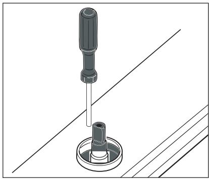 WESTLINE WGE 4 WH - Réglage de la flamme position minimale sur le robinet - 1