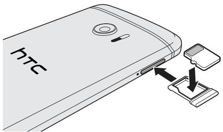 HTC 10 - Insertion de la carte microsd - 2