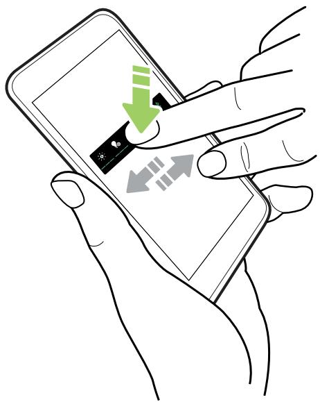 HTC 10 - Déplacer un élément de l'écran d'accueil - 1