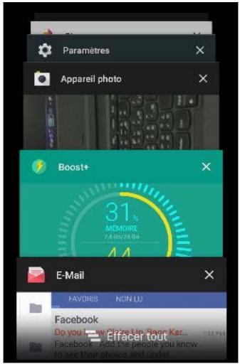 HTC 10 - Basculer entre les applications ouvertes récemment - 1