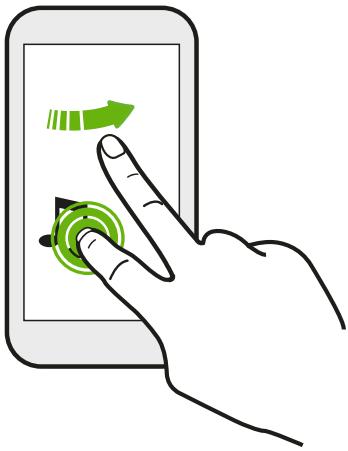 HTC 10 - Appuyer et effleurer - 1