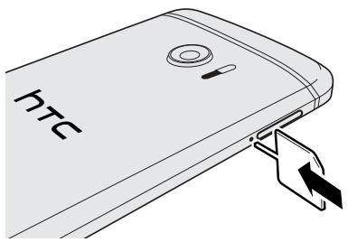 HTC 10 - Insertion de la carte microsd - 1