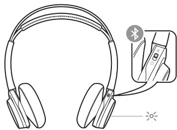 PLANTRONICS BACKBEAT SENSE BLANC - Processus de couplage - 1