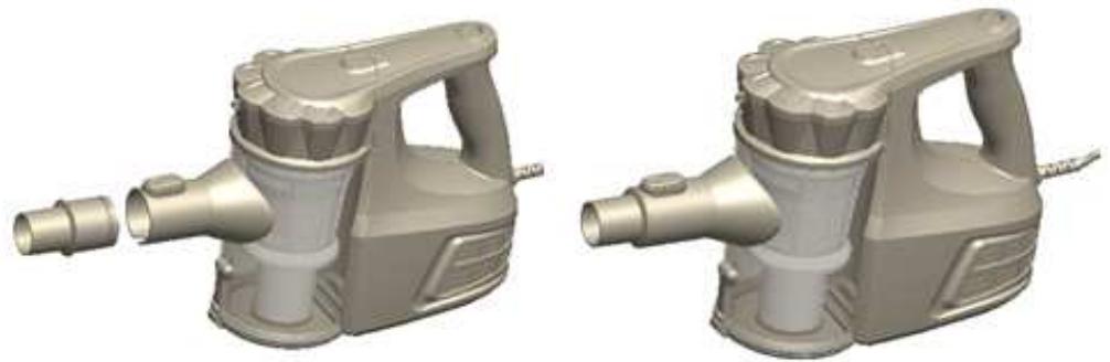 LIVOO ASPIRATEURBALAIDOH121B - Assemblage : - 1