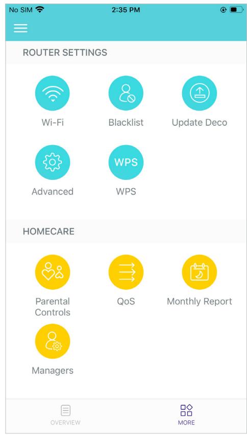 TP-LINK DECO E4(3-PACK)(EU) - Tap > Update Deco - 1