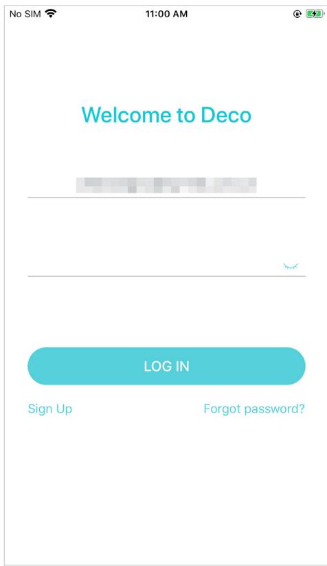 TP-LINK DECO E4(3-PACK)(EU) - Log in or sign up with TP-Link ID - 1