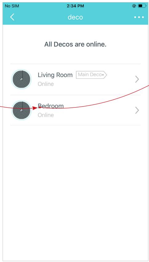 TP-LINK DECO E4(3-PACK)(EU) - Remove/Reboot Deco - 2
