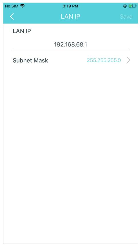 TP-LINK DECO E4(3-PACK)(EU) - Change DHCP server settings - 1