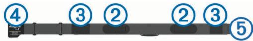 GARMIN VIVOACTIVE NOIR - Installation du moniter de fréquence cardiaque - 2