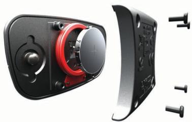 GARMIN VIVOACTIVE NOIR - Remplacement de la batterie du monitreur de fréquence cardiaque - 1