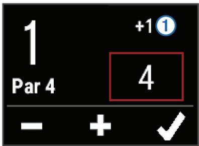 GARMIN VIVOACTIVE NOIR - Sauvegarde du score - 1
