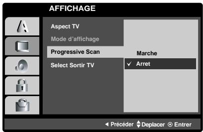 GOLDSTAR DV8931 - Pour permettre le balayage progressif en marche: - 1