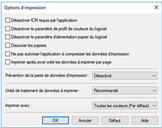 CANON PIXMA TS5851 - Modification des paramètres de l'imprimante depuis votre ordinateur (windows) - 2