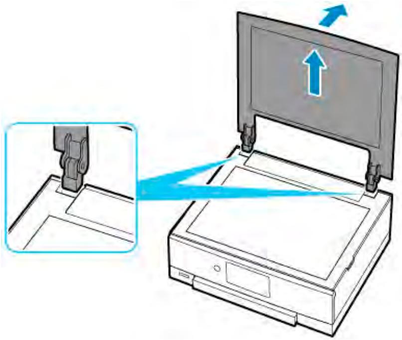 CANON PIXMA TS5851 - Retrait du capot du scanner : - 1