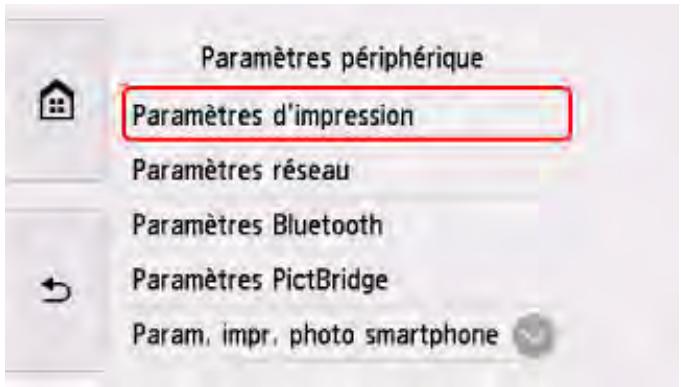 CANON PIXMA TS5851 - Appliquées les paramètres. - 3
