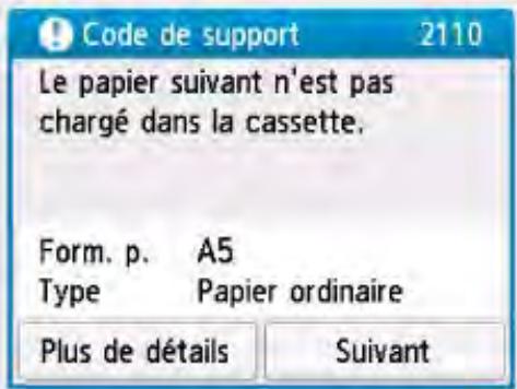 CANON PIXMA TS5851 - Remarque - 1