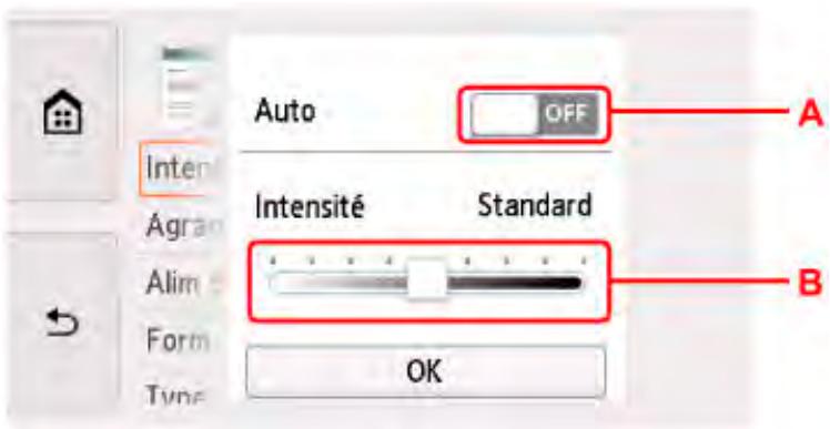 CANON PIXMA TS5851 - Éléments de paramètre - 1