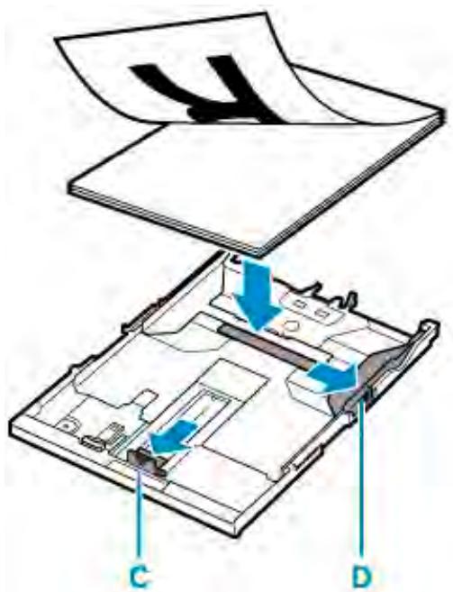 CANON PIXMA TS5851 - Retirez le couvercle de la cassette (b). - 2