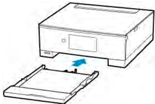 CANON PIXMA TS5851 - Après le chargement du papier : - 3