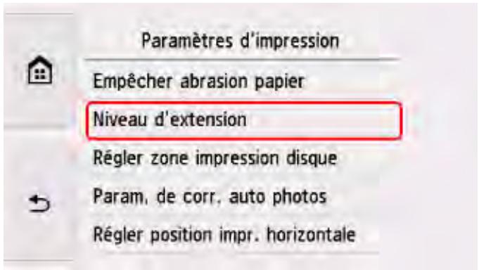 CANON PIXMA TS5851 - Appliquees les paramètres. - 4