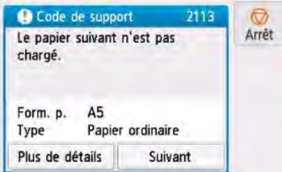 CANON PIXMA TS5851 - Remarque - 1