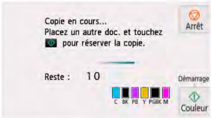CANON PIXMA TS5851 - Ajout de la tâche de copie (réalisation de la copie) - 1