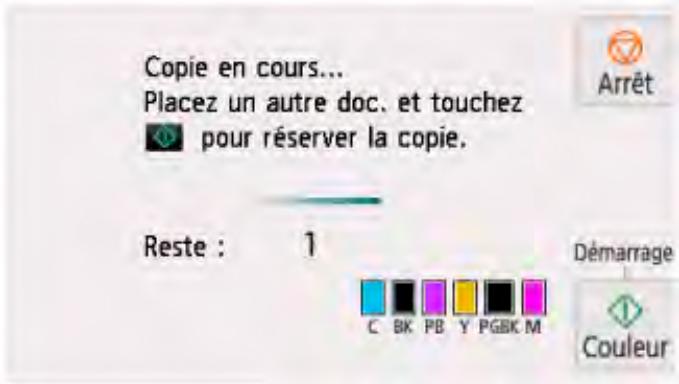 CANON PIXMA TS5851 - Icônes de l'écran tactile - 2