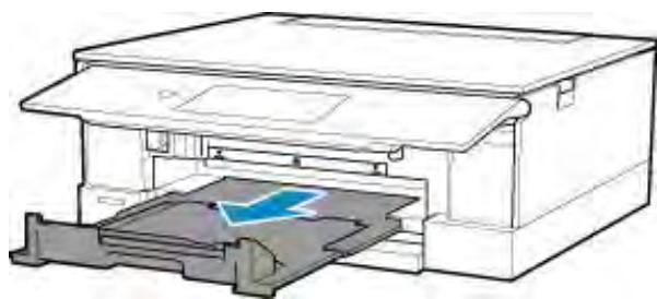 CANON PIXMA TS5851 - Contrôle 2 assurez-vous que le bac de sortie papier est dans la position d'impression normale. - 1