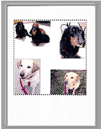 CANON PIXMA TS5851 - Lorsque l'icône (image entière) est affichée dans la barre d'outils : - 1