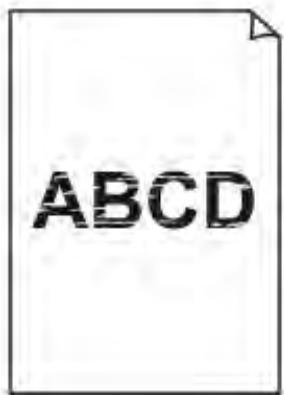 CANON PIXMA TS5851 - Les impressions sont vierges/floues ou troubles/couleurs inexactes ou bavures/traces ou lignes - 2