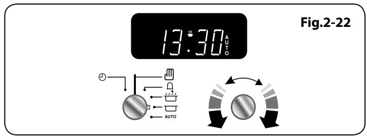 FALCON PROP 100 EISS/C-EU - Vérifiez que l'horloge est sur le mode manuel et annulez tout programme en cours. - 3
