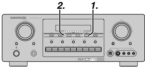 MARANTZ SR7400B - RAPPEL D'UNE STATION PRÉSELECTIONNÉE - 1