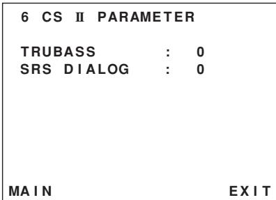 MARANTZ SR7400B - CSII PARAMETER (PARAMÉTRE DE CIRCLE SURROUND II) - 1