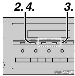 MARANTZ SR7400B - MÉMOIRE DE PRÉSELECTION MANUELLE - 1