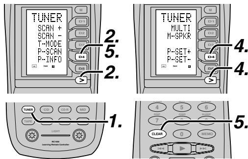 MARANTZ SR7400B - RECHERCHE DE PRÉSÉLECTIONS - 1