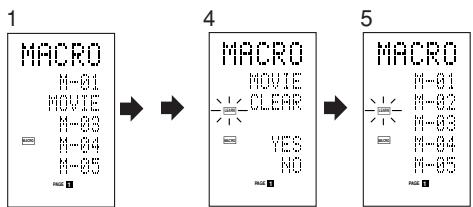 MARANTZ SR7400B - SUPPRESSION DE PROGRAMMES MACRO - 1