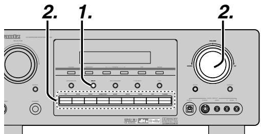 MARANTZ SR7400B - LECTURE MULTI-PIECES À L'AIDE DES BORNES MULTI ROOM OUT - 1