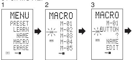 MARANTZ SR7400B - CHANGEMENT DES NOMS DE PROGRAMMES MACRO - 1