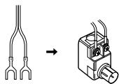 MARANTZ SR7400B - RACCORDEMENT DU FIL DE L'ANTENNE AU CONVERTISSEUR D'ANTENNE - 1