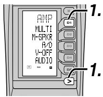 MARANTZ SR7400B - OPÉRATION DES SORTIES MULTI ROOM AVEC LA TÉLECOMMANDE DEPUIS LA DEUXIÈME PIECE. - 1