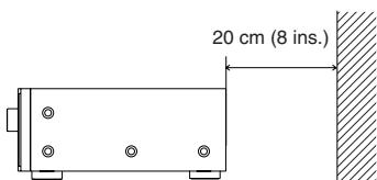 MARANTZ SR7400B - PRECAUTIONS A PRENDRE LORS DE L'INSTALLATION - 2