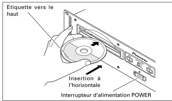 PIONEER CMX3000 - INSERTION / RETRAIT DU DISQUE - 1