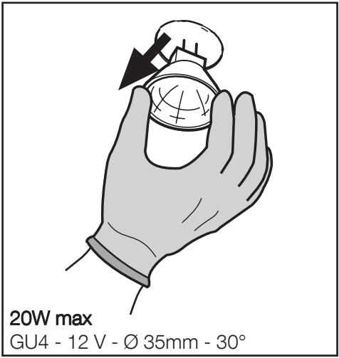 ELECTROLUX EFG70310X - Remplacement de l'ampoule d'éclairage - 3