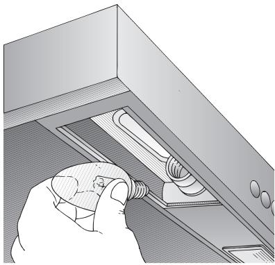 BOSCH DKE645 - Changement du tube au néon - 2