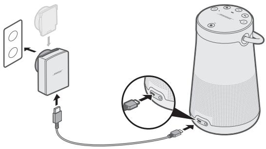 BOSE REVOLVE+ I BK - RACCORDEMENT DU SYSTÈME À LA PRISE SECTEUR - 1