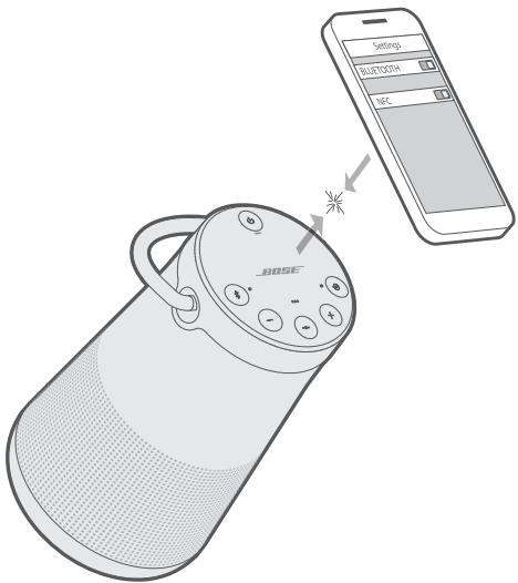 BOSE REVOLVE+ I BK - JUMELAGE D'UN APPAREIL MOBILE VIA LA TECHNOLOGIE NFC - 1